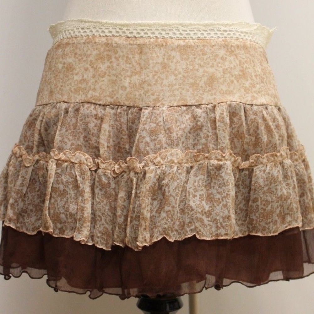 Patrizia Pepe Silk Mini Skirt